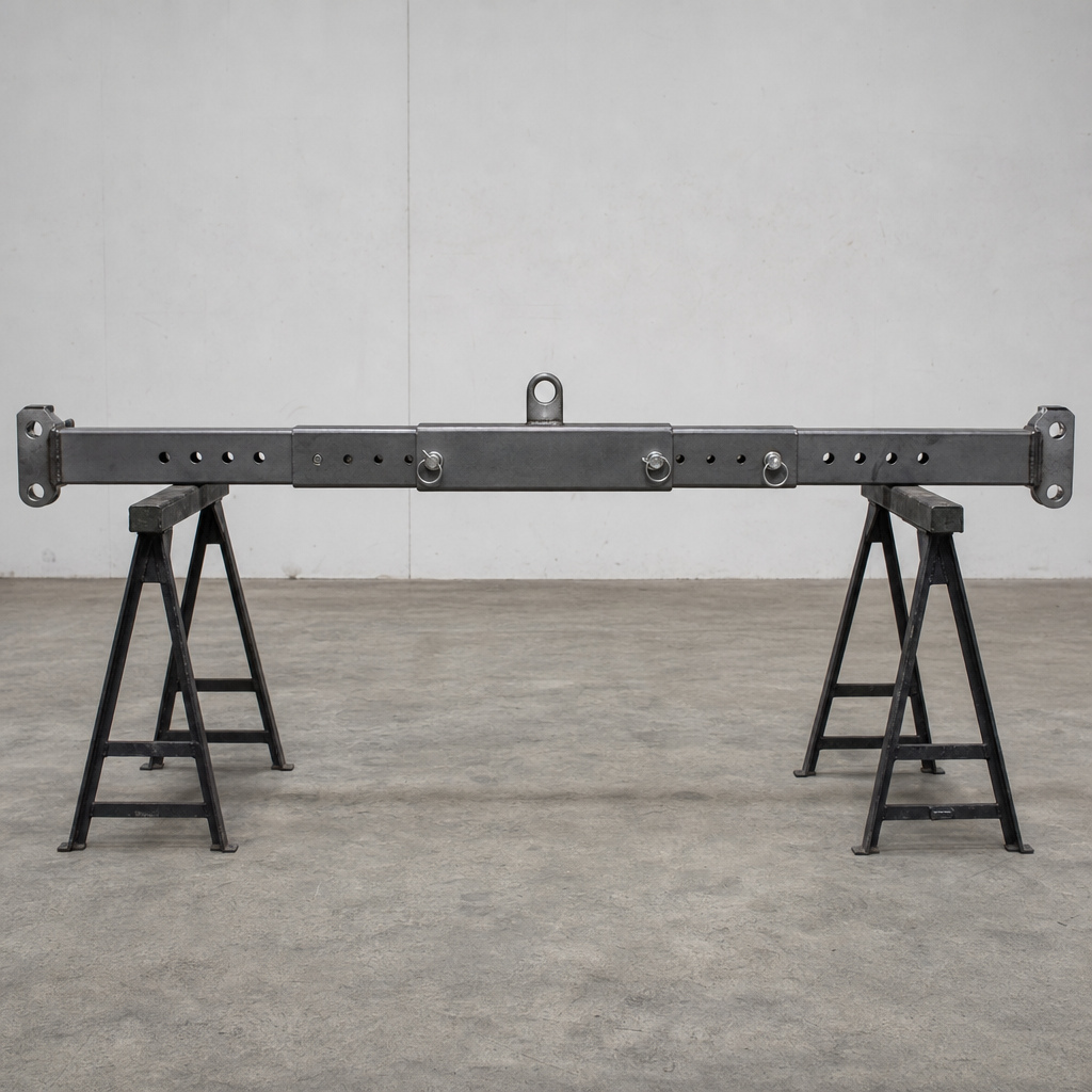 Adjustable and telescopic lifting beams — løfteredskap