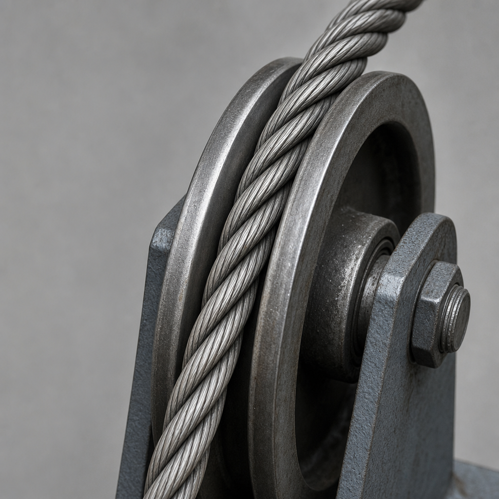 Running wire rope (hoist/reeving rope) — løfteredskap