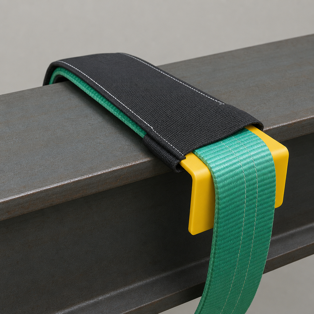 Webbing sling protection against edges and abrasion — løfteredskap