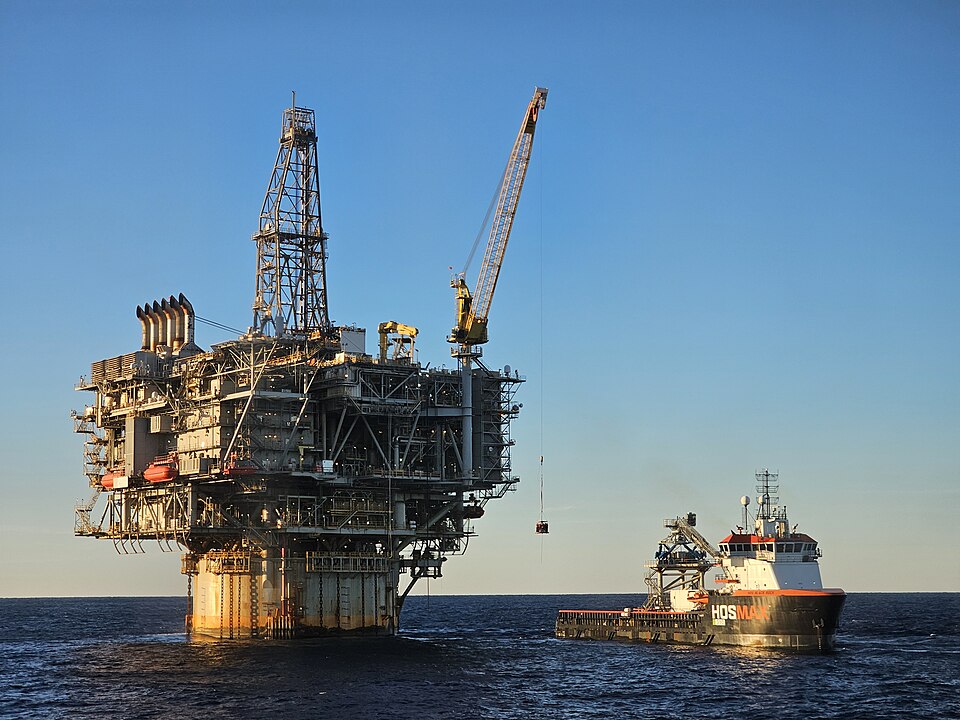 G5 Offshorekran på plattform